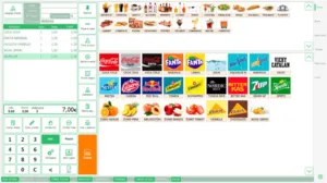 Pantalla de ventas software Glop PRO licencia pago único para hostelería y comercio